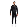 LOUIS VENDOME Sudadera Hombre Sin Capucha LV-39 Black.