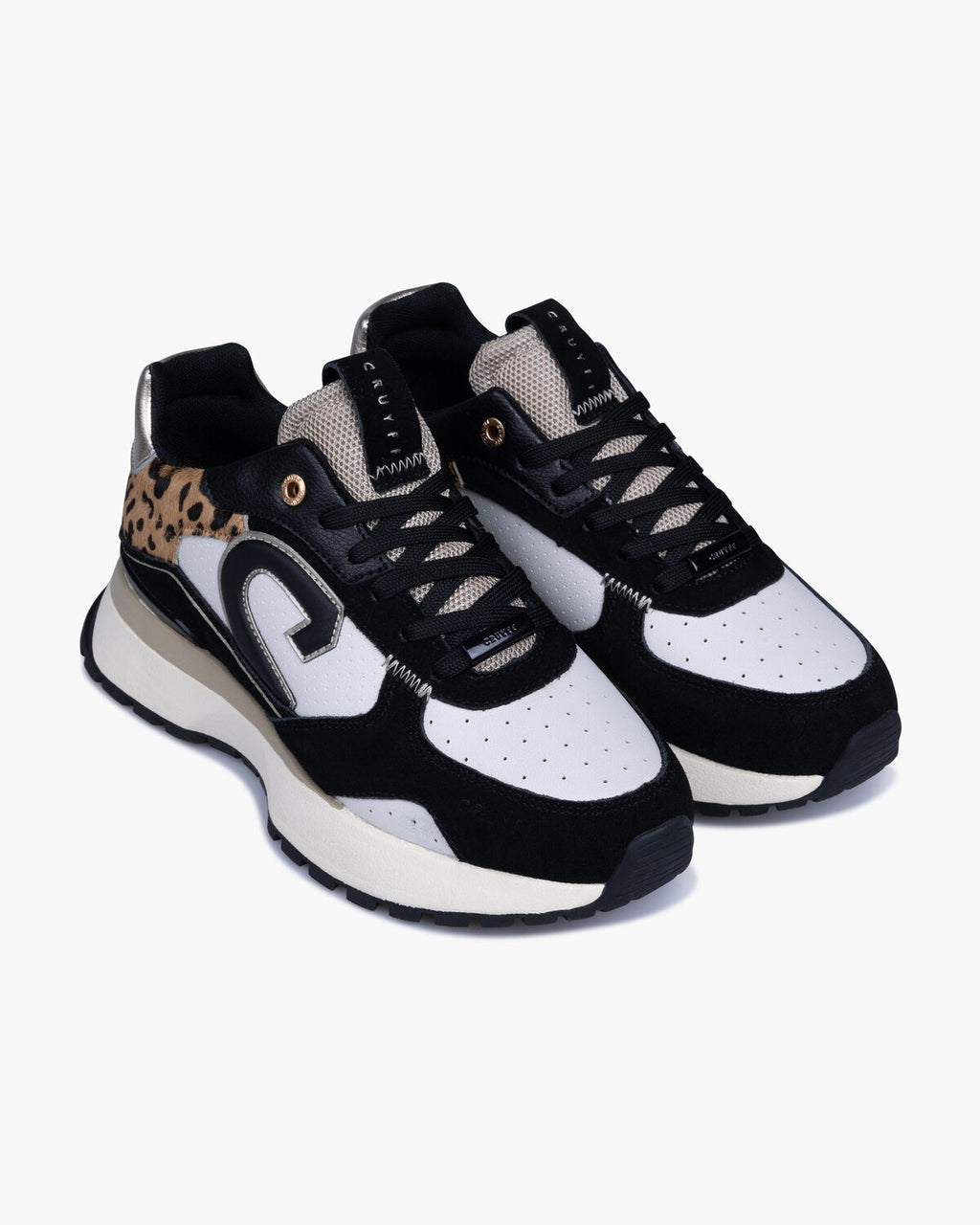Cruyff Zapatillas Deportivas Mujer Modelo Hyde CC243891-960 Black/Biege/Leopardo.