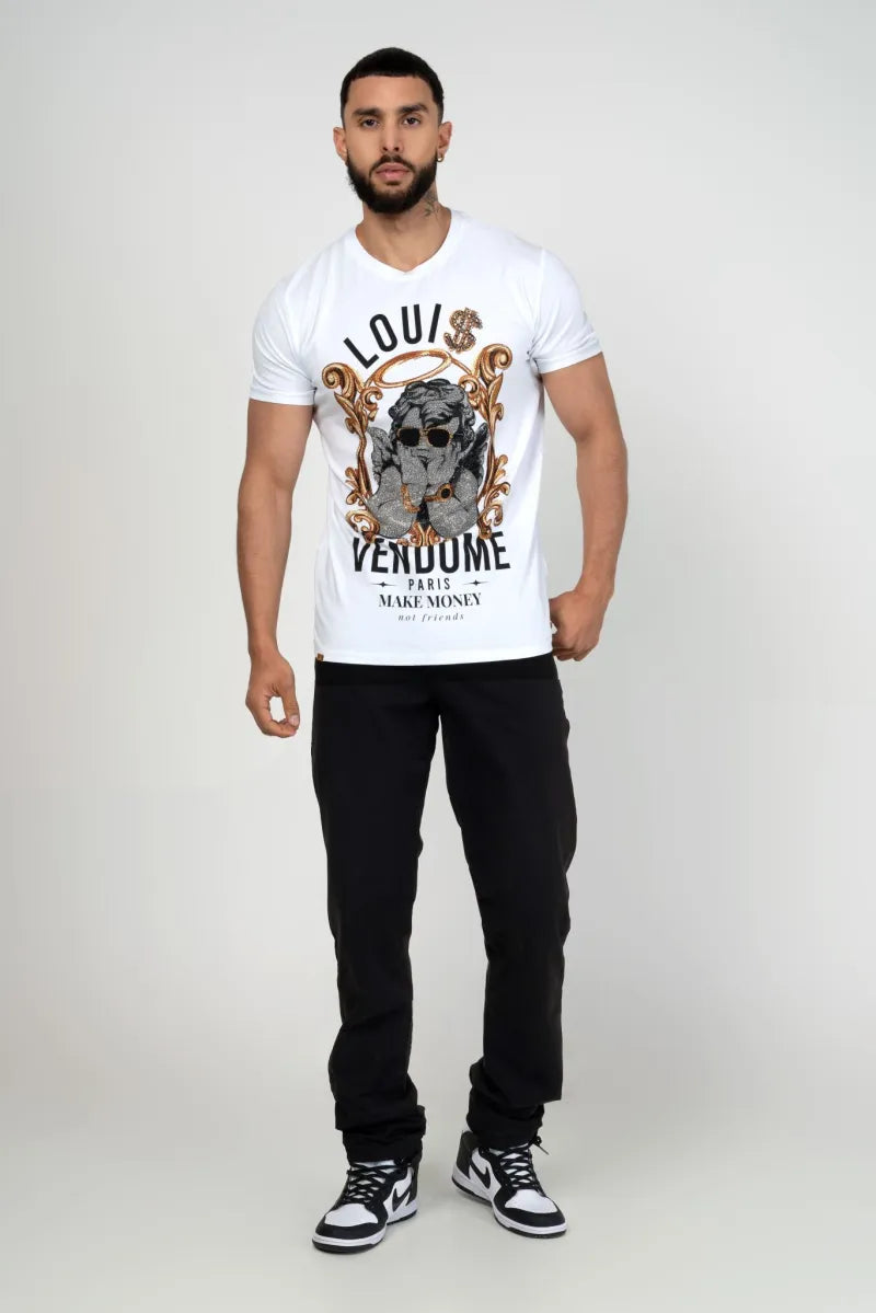 LOUIS VENDOME CAMISETA HOMBRE LV-78 White..
