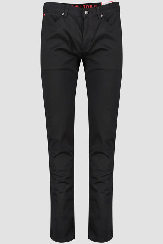 VAQUEROS SLIM FIT NEGROS HUGO HUGO 708 PARA HOMBRE 50499045-001