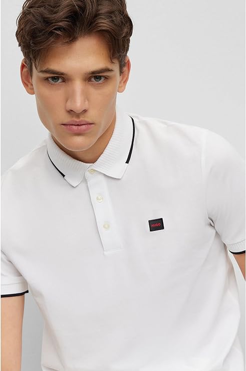 HUGO BOSS POLO  HOMBRE  50490775-127 Blanco.