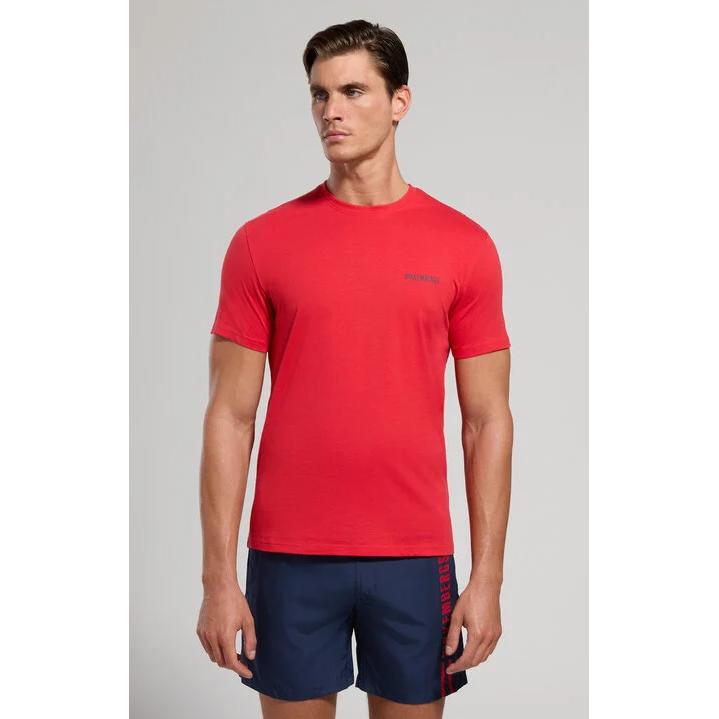 BIKKEMBERGS CAMISETA  HOMBRE COLOR ROJO BKK3MTS04.