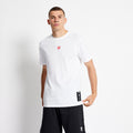 Eleven Degrees 11º Camiseta con gráfico mundial - Blanco 11D3735-002.
