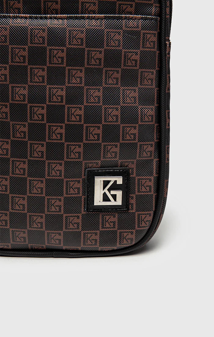 Bolso Hombre Gianni Cavanagh Color Marron.