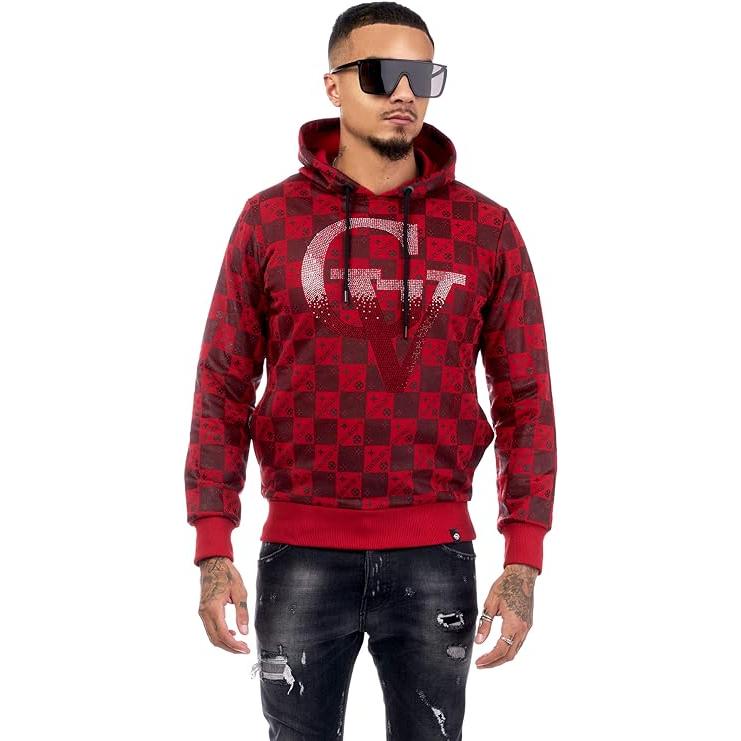 GEORGE-V Sudadera con Capucha gv-2084 Red..
