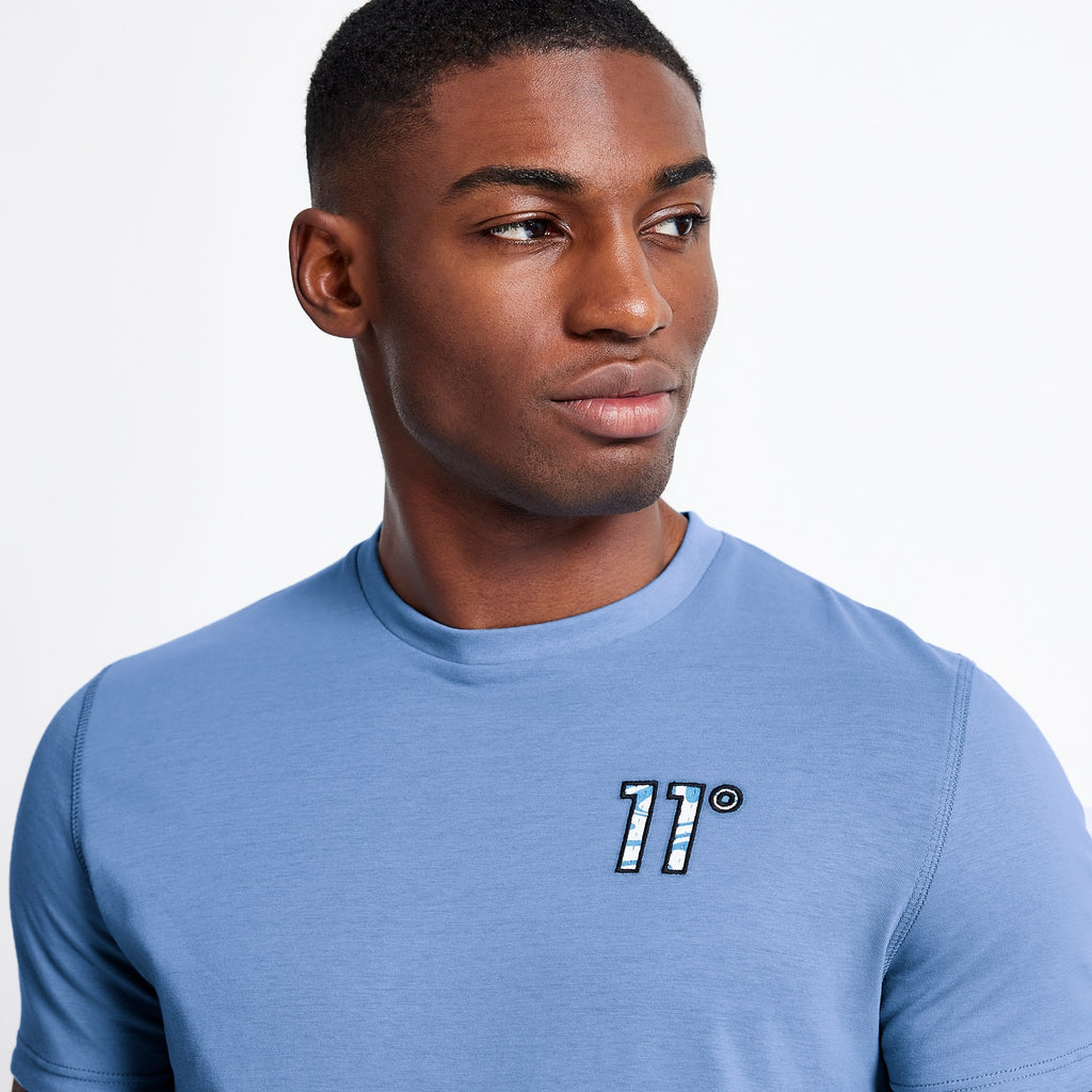 ELEVEN DEGREES Camiseta Hombre 11D215-1156 Azul.