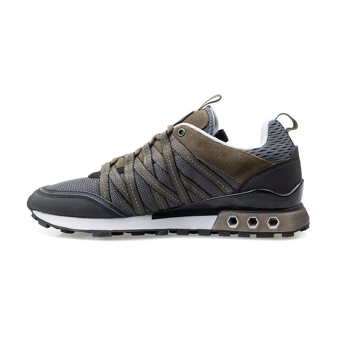 Cruyff Zapatillas Deportivas Hombre Modelo Fearia Hex CC243111-974 Grey/Olive.