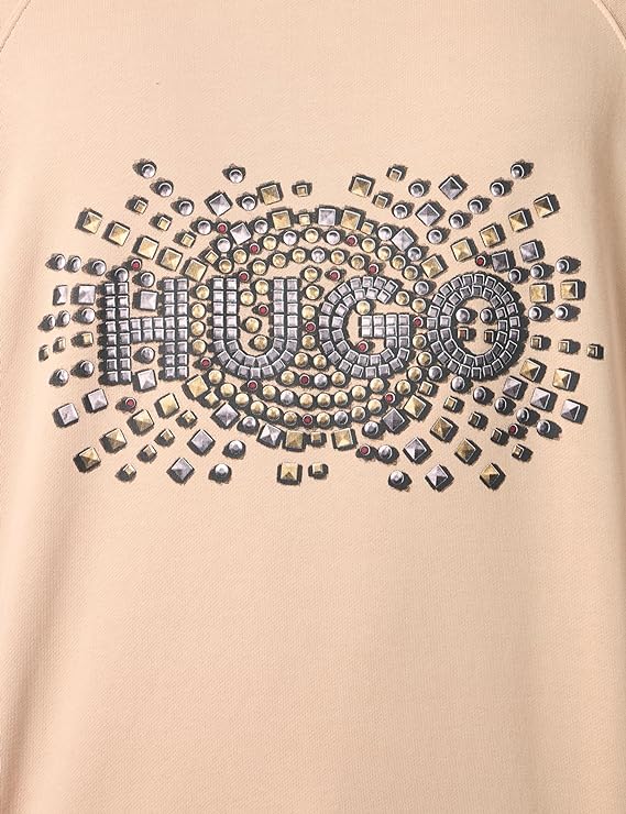 HUGO BOSS  Sudadera Sin Capucha Hombre, Color Biege,  50504520-267.