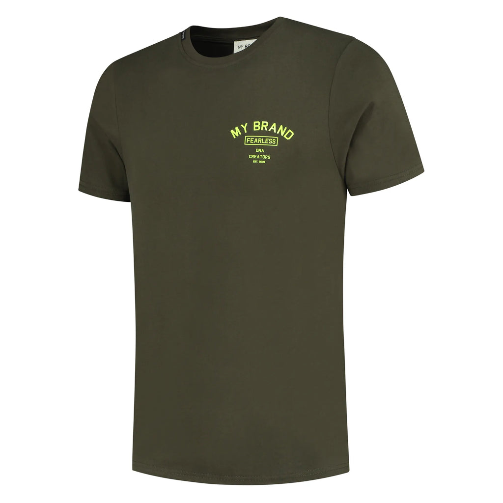 MY BRAND Camiseta Hombre MB DNA Doodle 1-X22-001-C-0022 Verde.