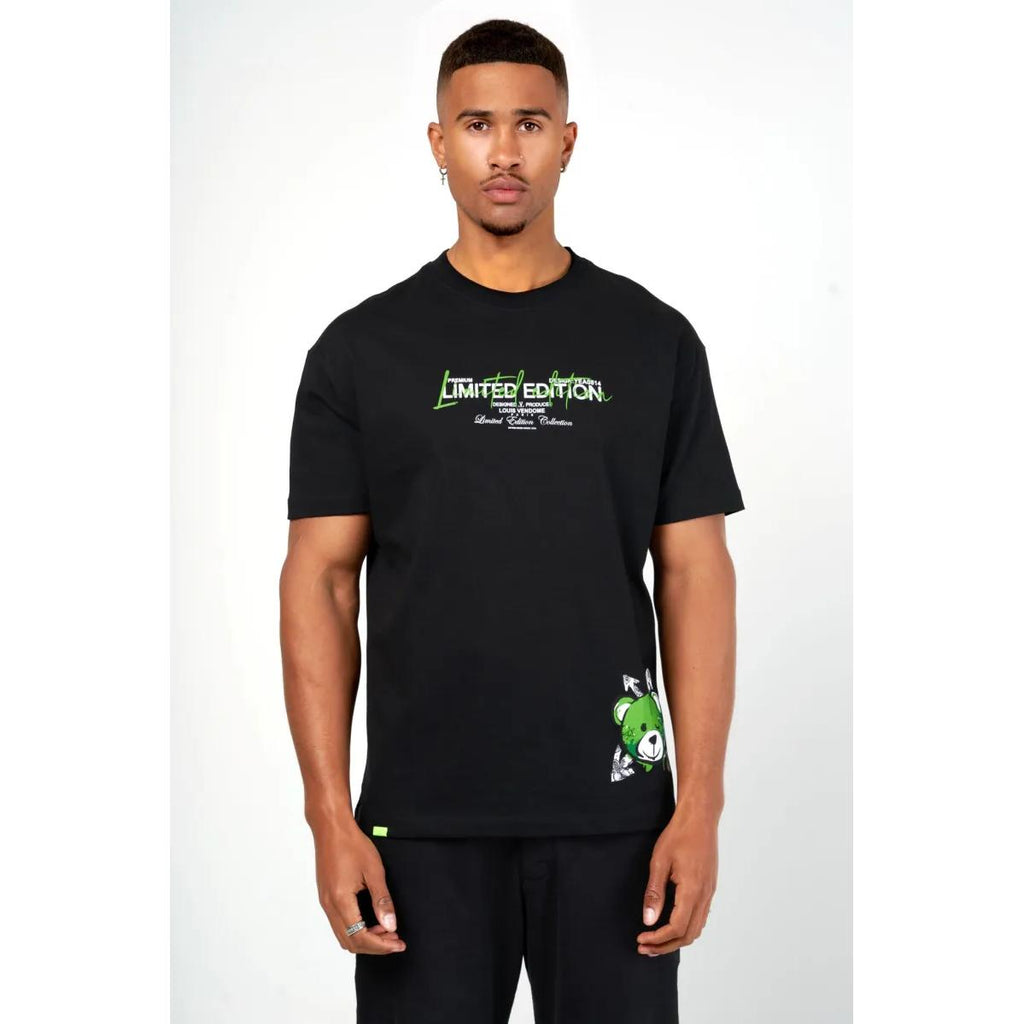 LOUIS VENDOME CAMISETA HOMBRE LV-54 Black/Green.