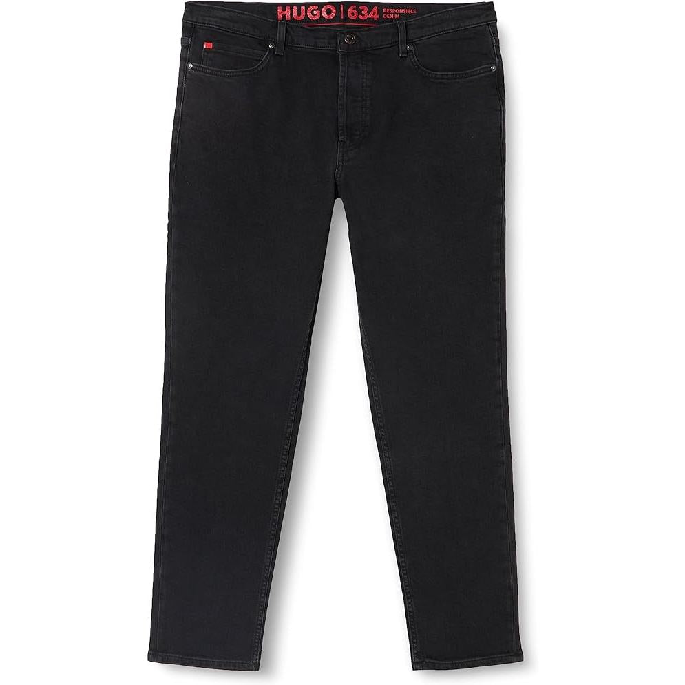 HUGO Jeans_Trousers para Hombre 50495224-003 Black