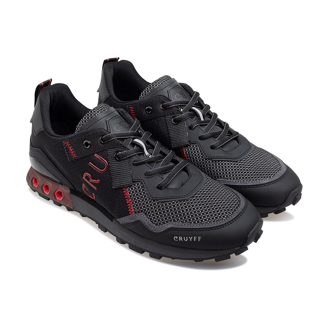 CRUYFF Zapatillas Hombre Modelo Superbia Hex-Tech CC241193-953 Black/Red.