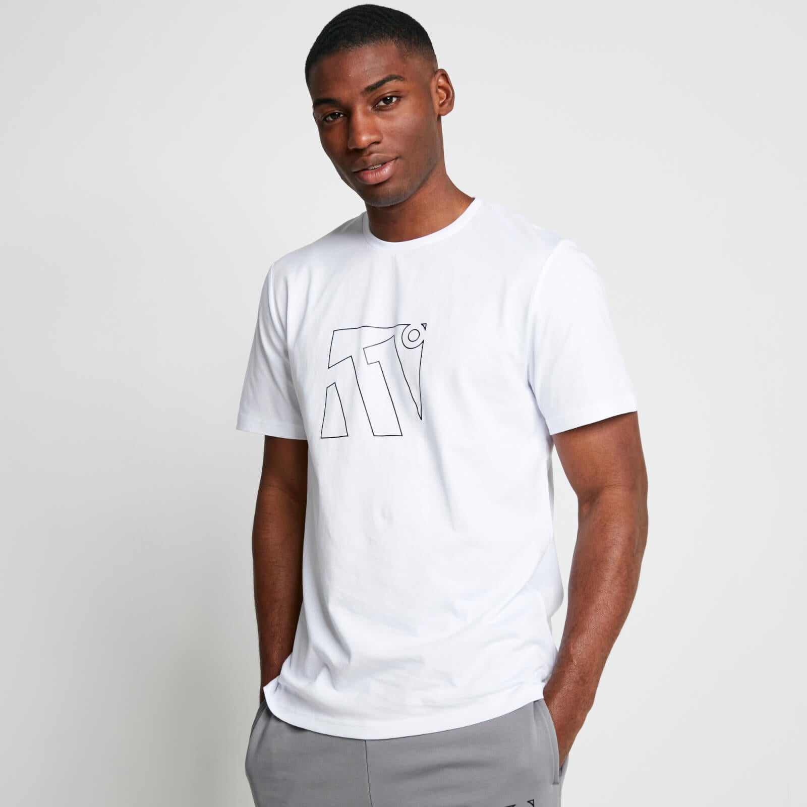 Eleven Degrees 11º Camiseta COUNTOUR – Blanca 11D3041-002.