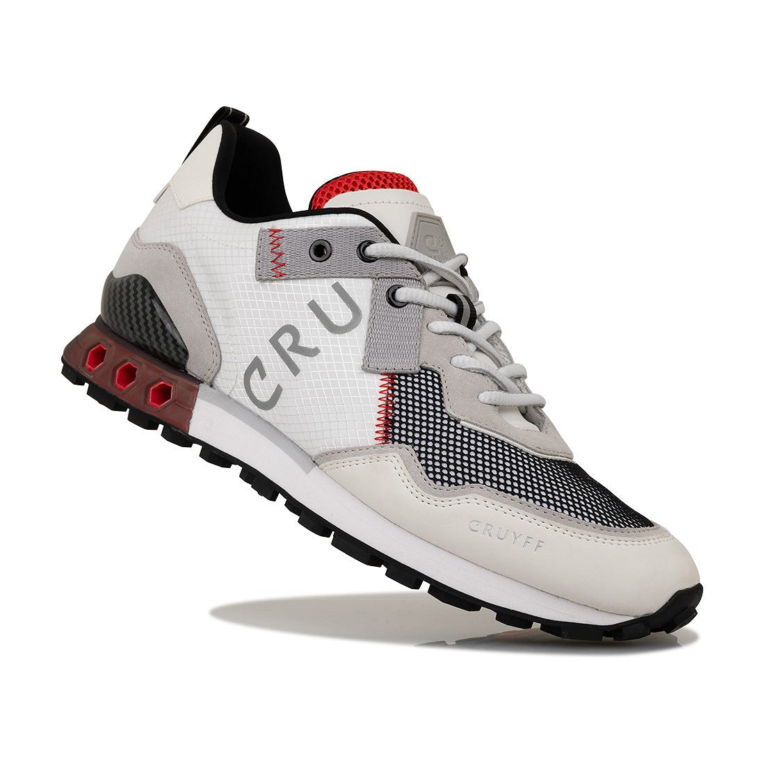 Cruyff Zapatillas Deportivas Hombre Modelo Superbia Hex-Tech CC241192-153 White/Red.