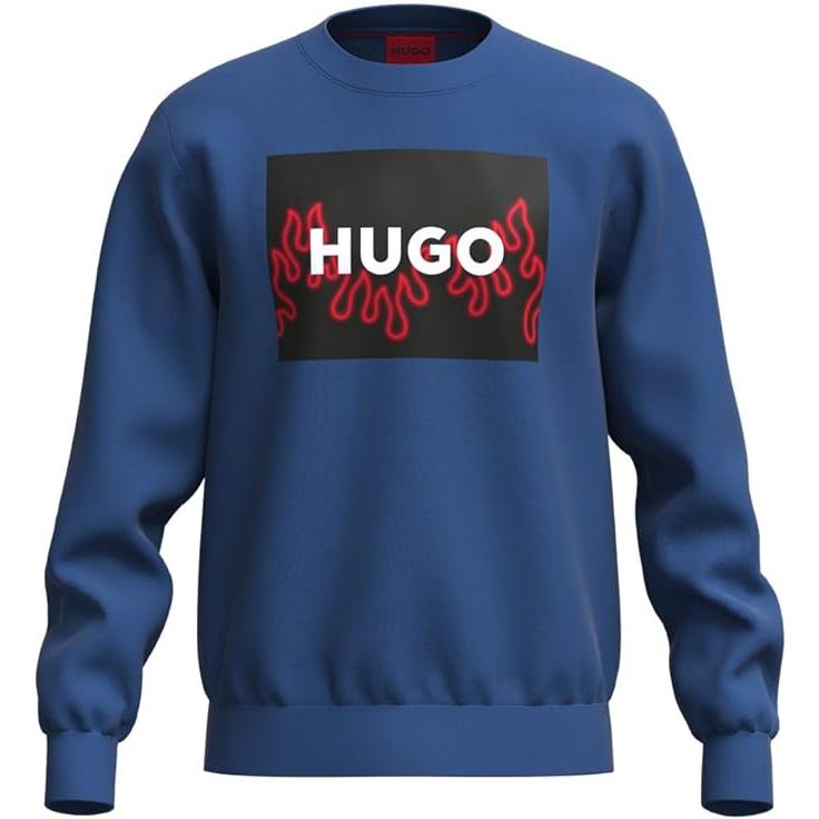 HUGO BOSS  Sudadera Sin Capucha  Hombre, 50506990-420. Azul.