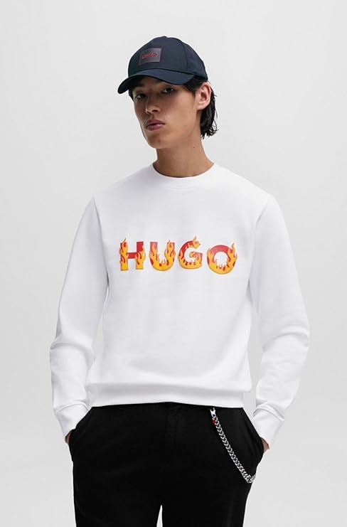 HUGO Sudadera para Hombre 50504813-100 White