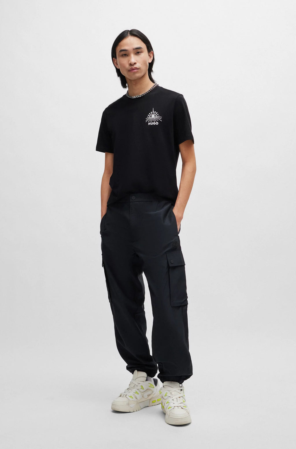 HUGO BOSS  Camiseta Manga Corta Hombre  Color Negro 50513828-001