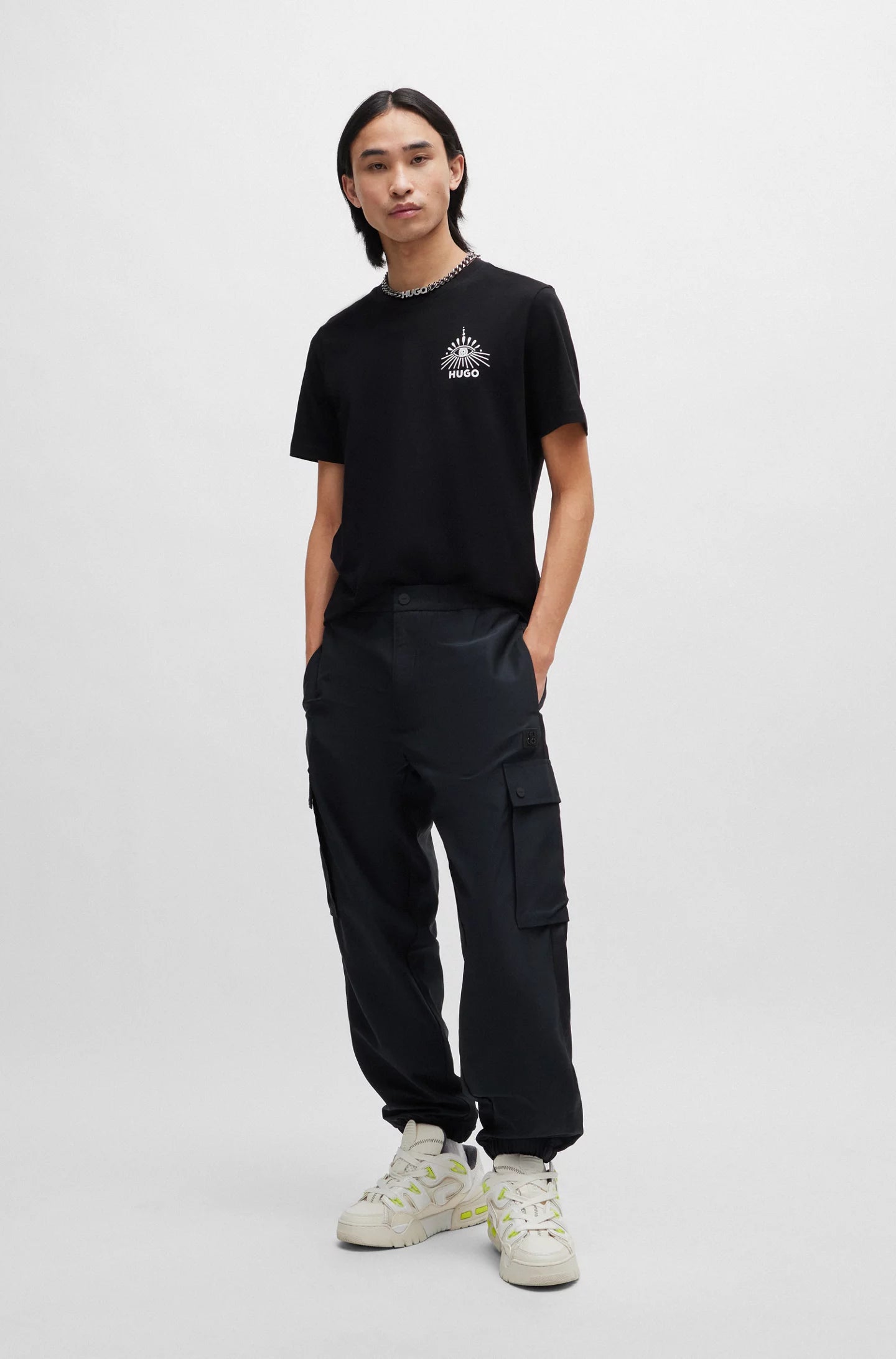 HUGO BOSS  Camiseta Manga Corta Hombre  Color Negro 50513828-001