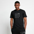 Eleven Degrees 11º Camiseta COUNTOUR – Negra 11D3041-001.