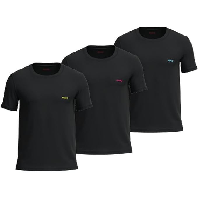 HUGO BOSS - .Camiseta RN Triplet P Underwear T (Pack de 3) para Hombre 50480088-005.