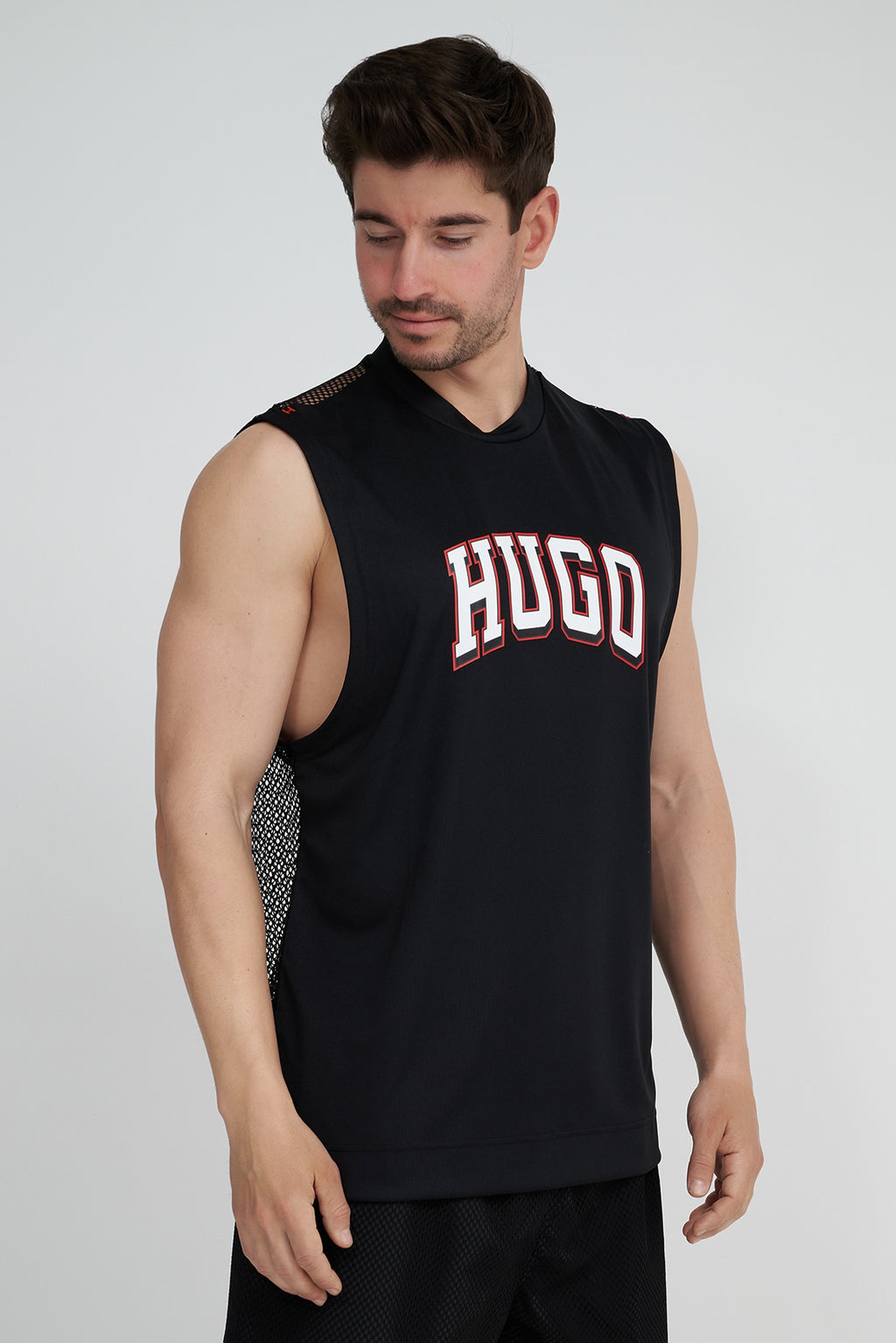 HUGO Conjunto de malla para hombre, 50515479-001 Black.