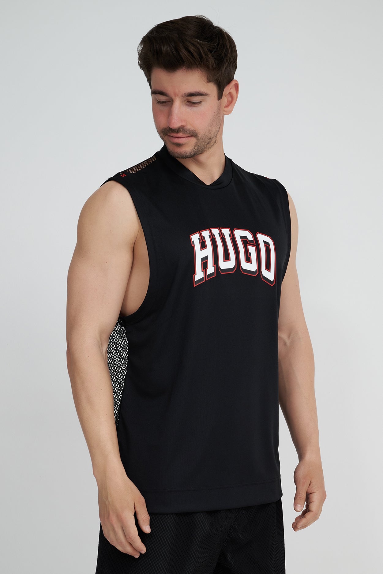 HUGO Conjunto de malla para hombre, 50515479-001 Black.