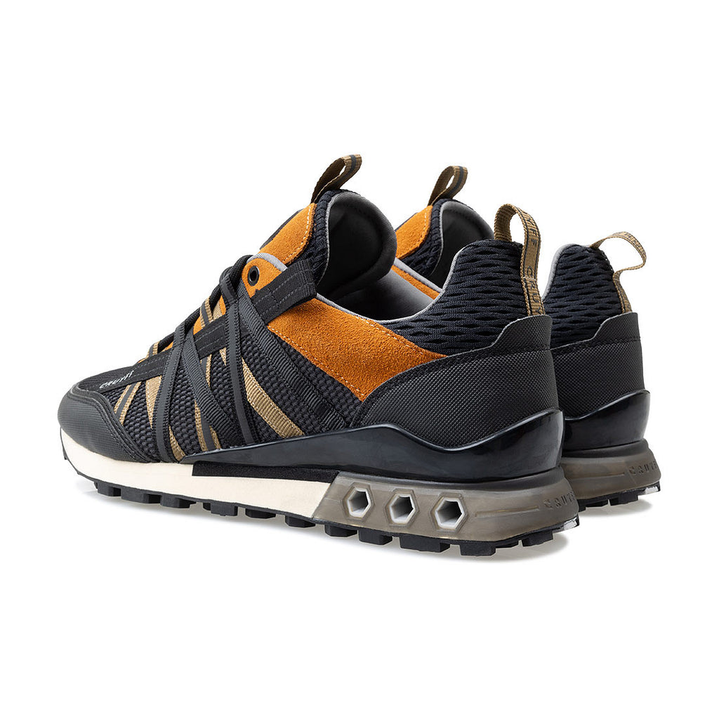 Cruyff Zapatillas Deportivas Hombre Modelo Fearia Hex-Tech CC243110-459 Black/Orange.