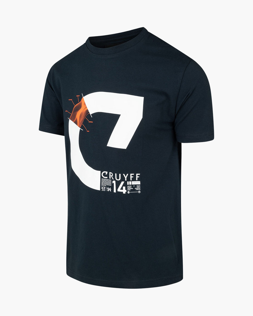 Cruyff Camiseta Hombre Modelo Alan CA231073-607 Azul Marino..
