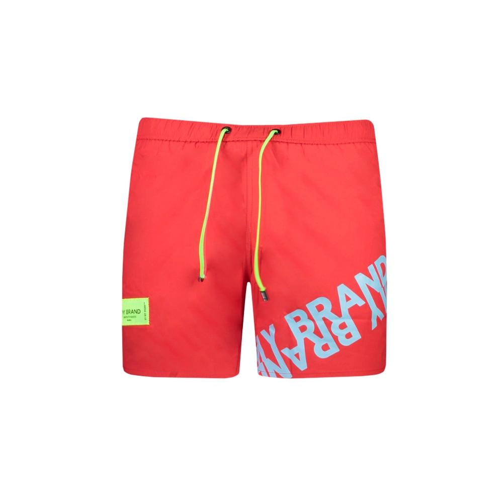 MY BRAND Bañador Hombre  MB Double Branding Rojo.