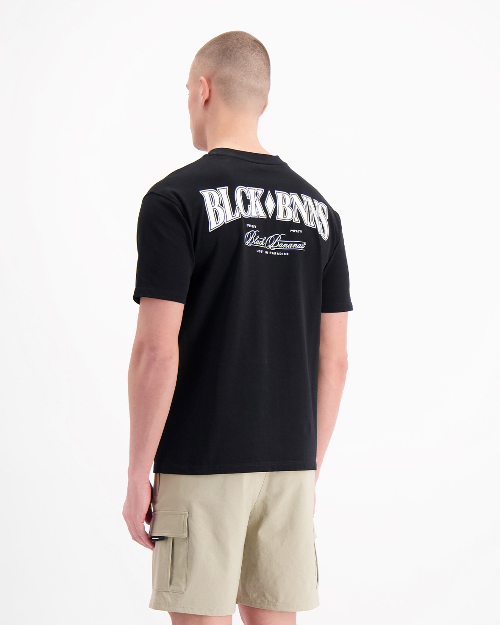 BLACK BANANAS Camiseta Hombre Modelo Lost:1.125.3.23. Black.