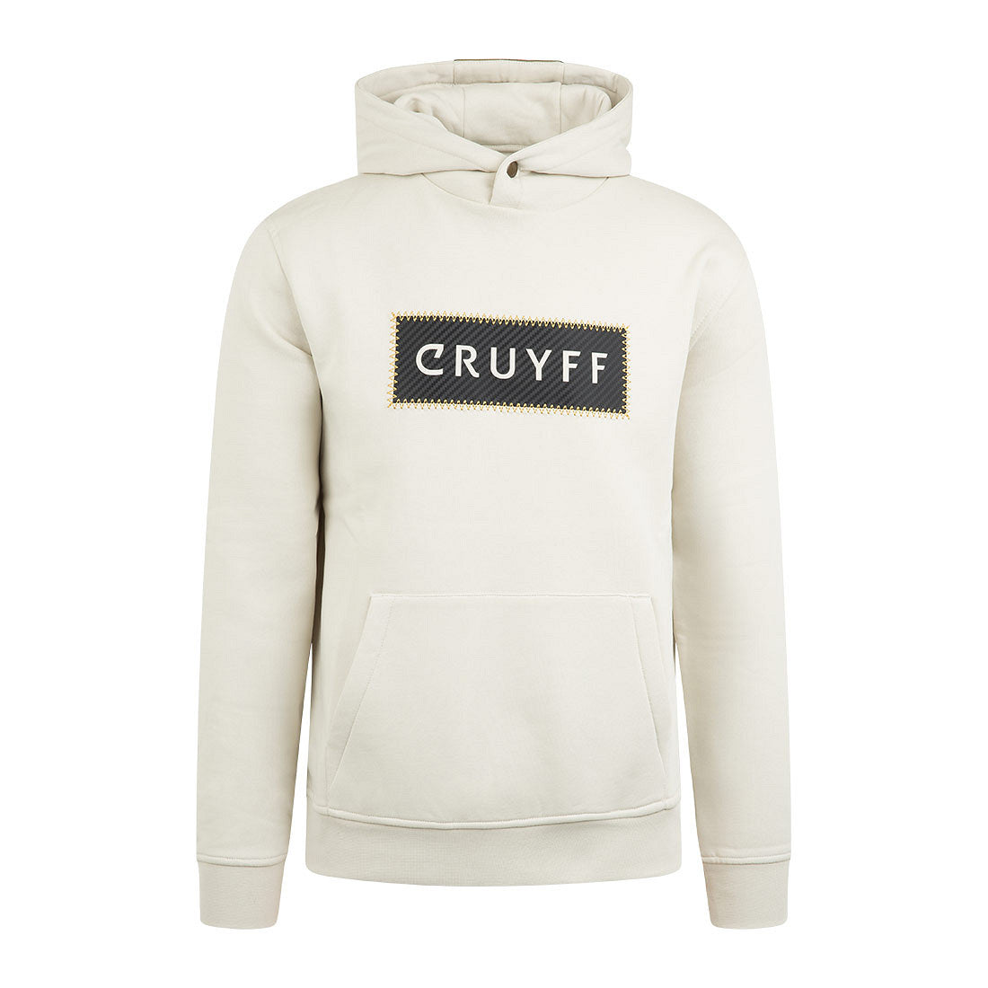 Cruyff  Sudadera Hombre Modelo Fuzeknit Lasercut  CA243770-161 White/Gold.