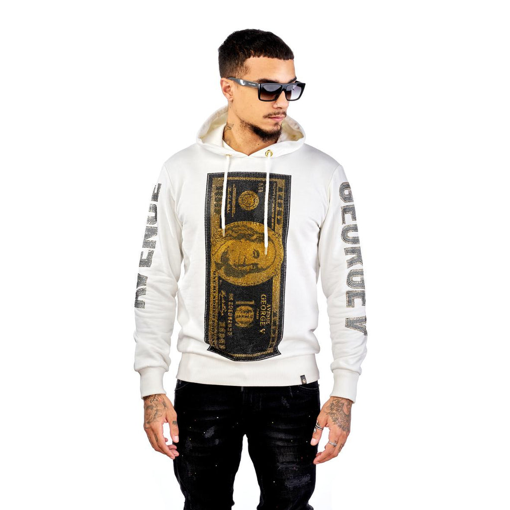 GEORGE-V Sudadera con Capucha GV-2082 White..