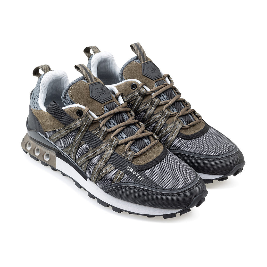 Cruyff Zapatillas Deportivas Hombre Modelo Fearia Hex CC243111-974 Grey/Olive.