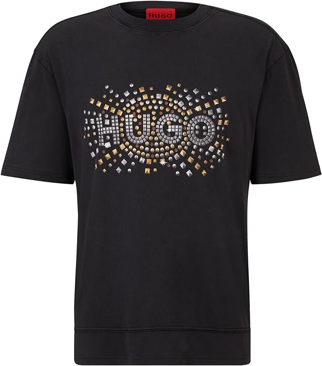 HUGO BOSS  Camiseta Hombre, Color Negro,  50504534-001.