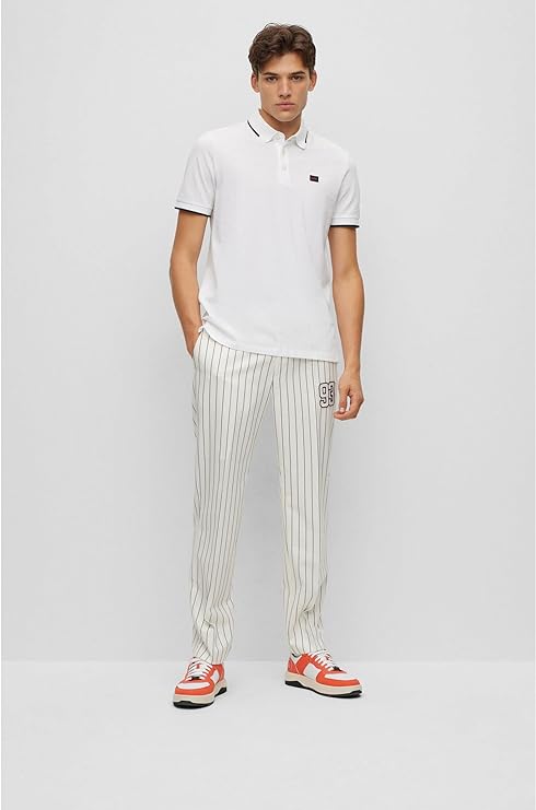 HUGO BOSS POLO  HOMBRE  50490775-127 Blanco.
