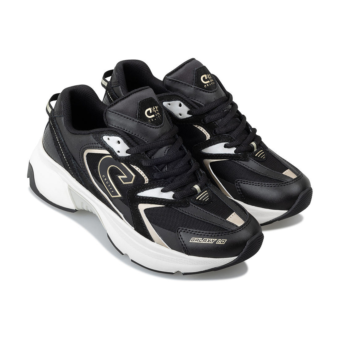 Cruyff Zapatillas Deportivas Mujer Modelo Galaxy CC243960-960 Black/Gold.