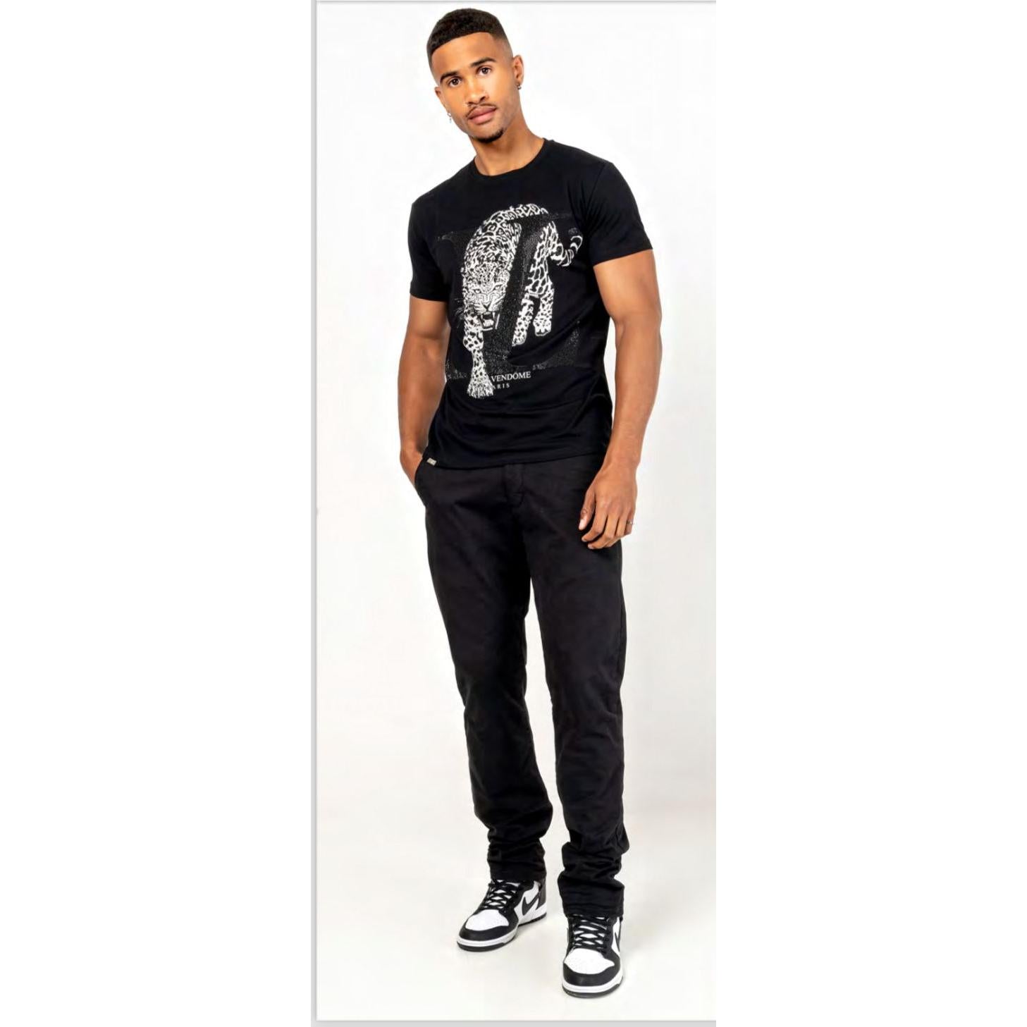 LOUIS VENDOME CAMISETA HOMBRE LV-66 Black.