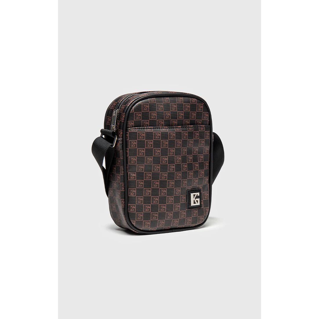 Bolso Hombre Gianni Cavanagh Color Marron.