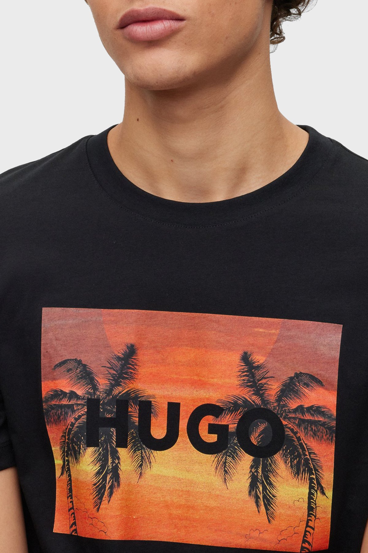 HUGO BOSS  Camiseta Manga Corta Hombre  Color Negro 50488952-001