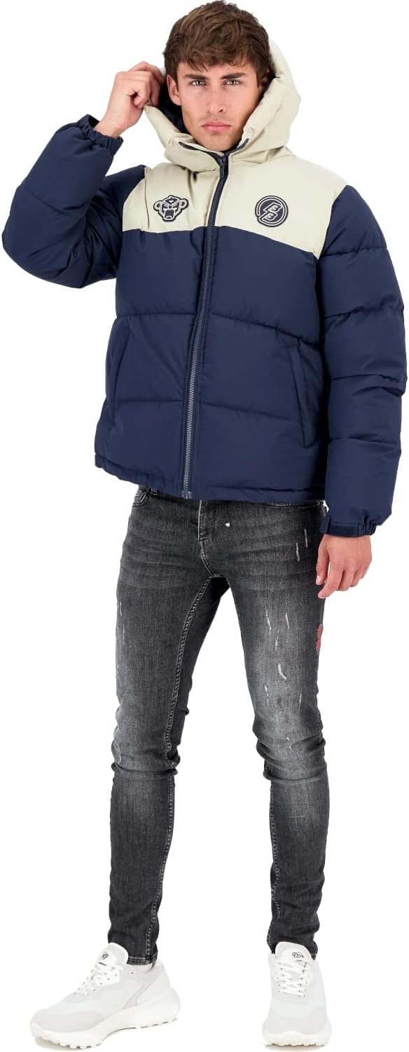 BLACK BANANAS CHAQUETA ACOLCHADA HUDDLE HOMBRENFW22.1.05-4