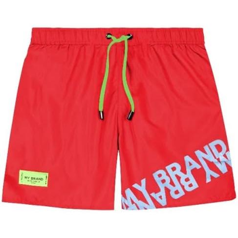 MY BRAND Bañador Hombre  MB Double Branding Rojo.
