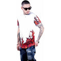 GEORGE-V CAMISETA CUELLO REDONDO FLAMES - GV2030 White
