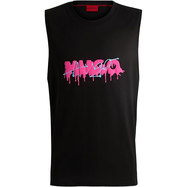 HUGO BOSS - Camiseta Sin Mangas para hombre 50509968-001Black..