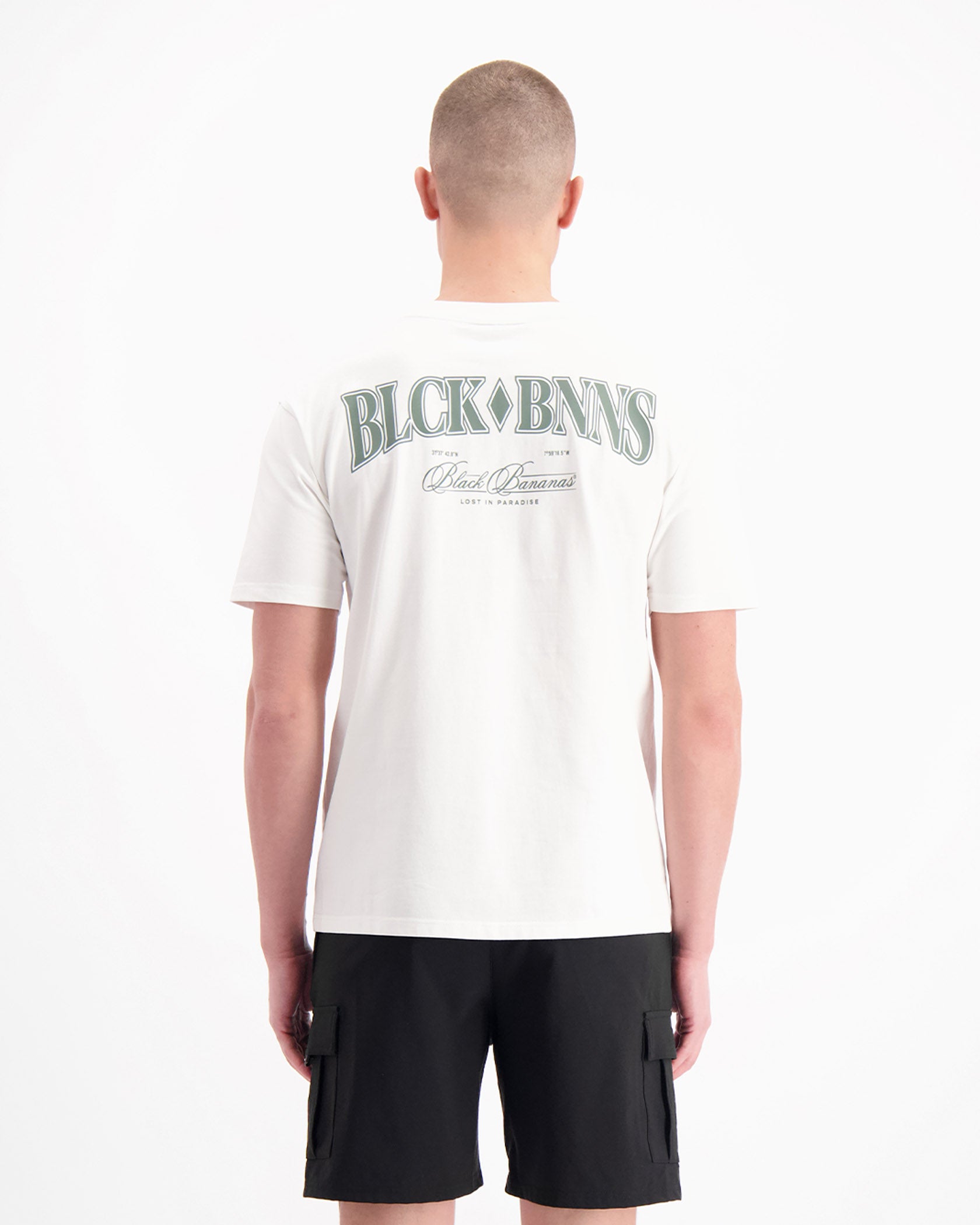 BLACK BANANAS Camiseta Hombre Modelo Lost:1.125.3.23 White.