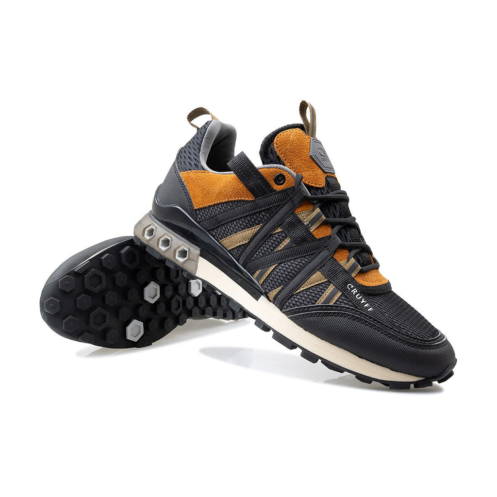 Cruyff Zapatillas Deportivas Hombre Modelo Fearia Hex-Tech CC243110-459 Black/Orange.