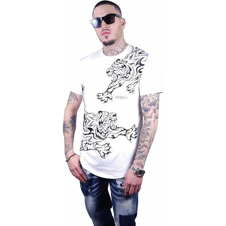 GEORGE-V PARIS Camiseta  Hombre GV-2010 White.