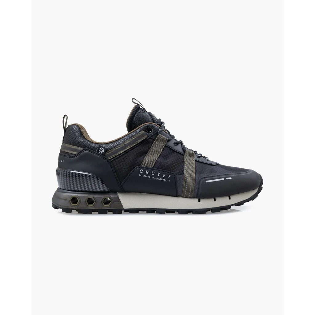 Cruyff Zapatillas Deportivas Hombre Modelo Fearia Inter Lace // Montserrat CMF243150-954 Black/Olive.
