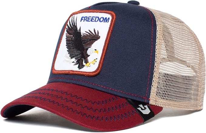 Goorin Bros. FREEDOM - Gorra de béisbol de malla  para hombre, talla única 101-1032 Navy..