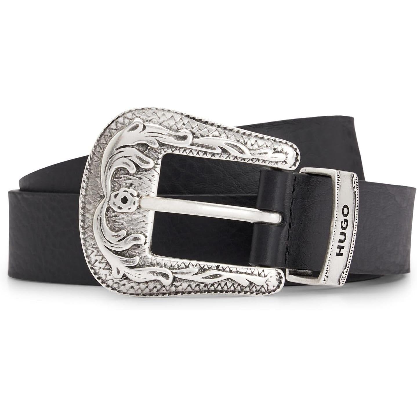 HUGO BOSS  Cinturon  Hombre, 50512770-001 Negro.