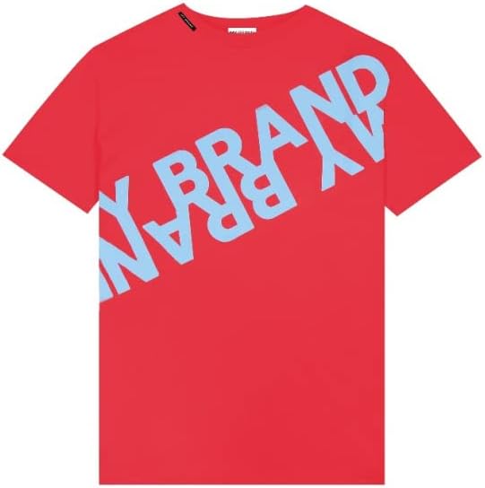 MY BRAND Camiseta Hombre MB Double Branding 1-X22-001-C-0066 Red.